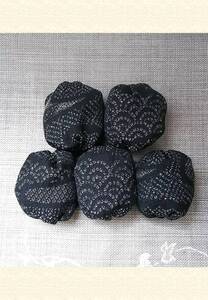 ハンドメイド 北海道産 小豆入り お手玉 5個 着物リメイク 和柄 おうち遊びに