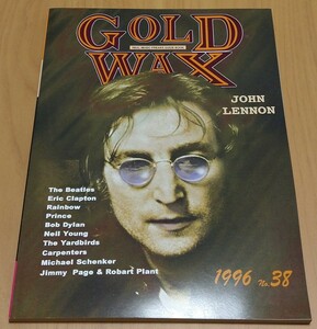 GOLD WAX 1996年 No.38 Beatles/John Lennon/Bob Dylan/Carpenters/Prince/Eric Clapton/Rainbow/Michael Schenker/電気グルーブ/細野晴臣