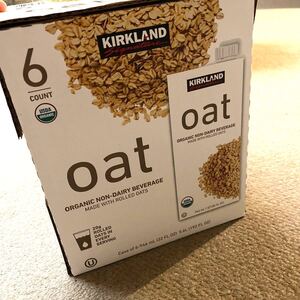オーガニック オーツミルク 5本 oat milk コストコ カークランド Costco Kirkland oatmilk