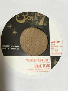 Diane Lewis / With Your Love 7inch Pat Lewis ノーザンソウル