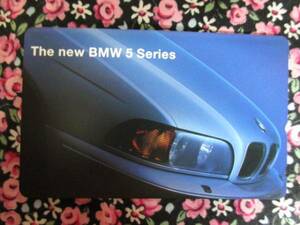 ◎The new BMW 5 Series テレカ