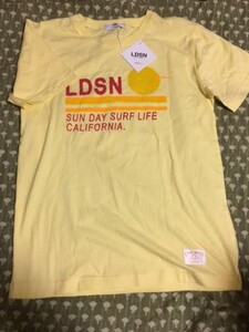 LDSN　半袖Tシャツ　新品タグ付き　Lサイズ　イエロー