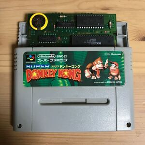 スーパーファミコン ドンキーコング 大容量電池交換済 セーブ確認済
