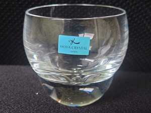  prompt decision! Hoya (HOYA) high class crystal glass [ cold sake glass ]⑤( new goods )