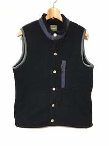 ◎美品◎レア◎ Phatee ファッティ NASTA VEST フリースベスト 黒 ブラック