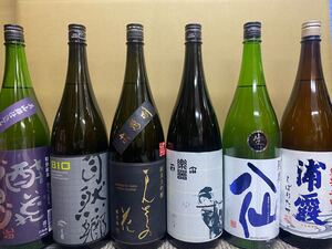 値下げ!日本酒 一升瓶6本セット