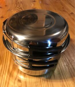 燻製器 蒸し器 フライパン 鍋 4特セット ソロキャンプ コンパクト