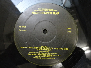 Disco Dave And The Force Of The 5 MCs, Crashcrew - High Power Rap 超絶ファンキーPARTY RAP OLD SCHOOL 12 視聴