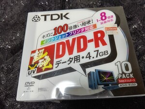 TDK DVD-R47HCPWx10K (DVD-R 8倍速 10枚組) 超硬 4.7GB DVD-R