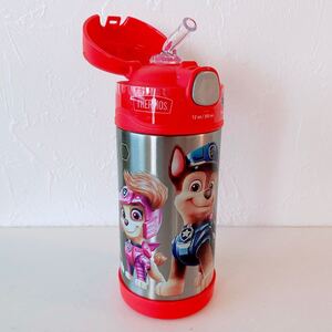 THERMOS ステンレス 水筒 パウパトロール サーモス 真空断熱 ストロー パウパト チェイス スカイ マーシャル F401