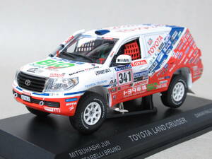 1/43 Toyota Land Cruiser #341 three .. Dakar Rally 2010