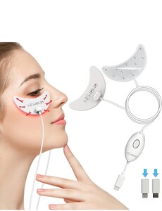 目元ケア 目元美顔器再利用可能となり LEDの赤いライトは目の下のくまやバッグを改善すること 超軽量 iPhone Android