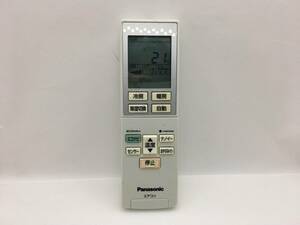 パナソニック　エアコンリモコン　A75C4437　中古品C-2111