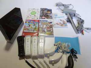 WH83【即日発送 動作確認済 送料無料】Wii 本体 すぐに遊べるセット(レンズクリーニング済)大乱闘スマッシュブラザーズ マリオブラザーズ