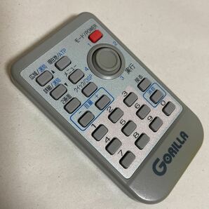 スピード発送 返品可 アルコール清掃済み SANYO GORILLA NVP-R44 (NV-350用)リモコンの画像1