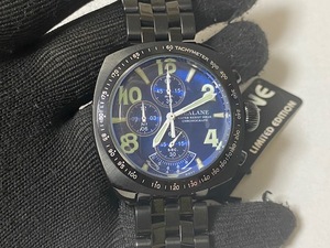 シーレーン SEALANE クロノグラフ 腕時計 SE22-BL 展示未使用品　