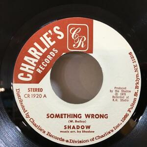 ☆Shadow/Something Wrong☆ISLAND SOUL/DISCO！7inch 45