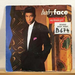 ☆Babyface/My Kinda Girl☆R&B NEW JACK SWING名曲！7inch 45