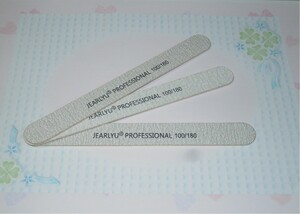 【ネイルファイル】3枚セット・100G/180G◆爪やすり・◆新品※送料無料