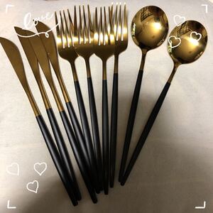 カトラリーセット 10本 フォーク ナイフ スプーン