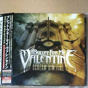 中古CD BULLET FOR MY VALENTINE / ブレット・フォー・マイ・ヴァレンタイン『SCREAM AIM FIRE』国内盤/帯有り BVCP-25113【1304】