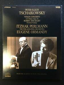 ★VHD・クラシック★チャイコフスキー Vn協奏曲・幻想序曲 ロミオとジュリエット★オーマンディ/パールマン★1979年★再生未確認★VHD-23★