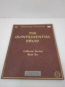 The Quintessential Druid d20 system TRPG マングースパブリッシング MGP 4010 ソースブック サプリメント　洋書