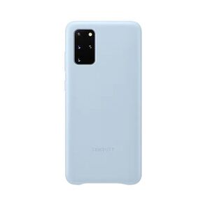 ◆Galaxy S20+ Puls 5G ◆ Leather Back Cover レザーカバー【Samsung純正】(Blue/ブルー) [並行輸入品]