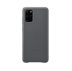 ◆Galaxy S20+ Puls 5G ◆ Leather Back Cover レザーカバー【Samsung純正】(Gray/グレイ) [並行輸入品]