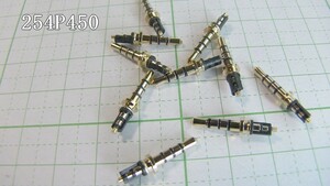 管理番号＝4A237　　自作用　φ2.5mm　4極超ミニプラグ　軸のみ　　254P450　　10個セット