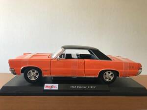 希少 レア Maisto マイスト 1:18 6+ 1965 Pontiac GTO オレンジ