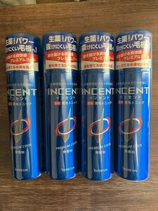 インセント 薬用育毛トニック 無香料 プレミアムクール 180g × 4個 (医薬部外品)