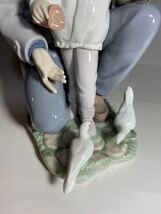 リヤドロ（Lladro リアドロ 陶器人形 置物） ファミリー パパとの休日#ldr-6793 フィギュリン インテリア 少女 父 ディスプレイ オブジェ_画像6