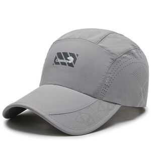 Classics灰色機能素材 帽子 キャップ 通気性抜群 日除け UVカット 紫外線対策スポーツ帽子,男女兼用 速乾 軽薄