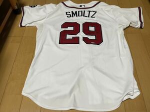 John Smoltz ジョンスモルツ 2007年9月7日被安打1、10奪三振通算206勝目ゲーム実使用直筆サイン入りジャージ　MLBホログラム付き