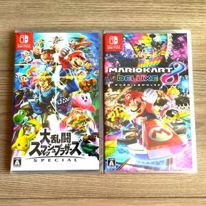 大乱闘スマッシュブラザーズ マリオカート8 switch 2点セット