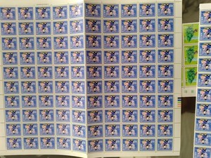 ふみの日・妖精からの便り・60円x100・ 1シート・超美品