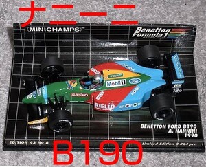 1/43 ベネトン フォード B190 ナニーニ 1990 BENETTON FORD