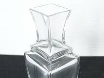 【蔵】バカラ Baccarat フラワーベース 花器 花瓶 花入れ 高さ 約26.4㌢ クリスタルガラス インテリア BOX付き Y806_画像6