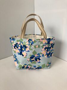 アフリカ布 ミニトートバック バックインバック ハンドメイド
