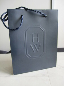 新品 Harry Winston ショップバッグ 未使用 ハリーウィンストン 紙袋 美品 HARRY WINSTON ショッパー綺麗 HW ブランド紙袋 レア 貴重 特 得