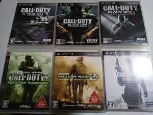 PS3 コールオブデューティ 6本セット ゴースト ブラックオプス モダンウォーフェア
