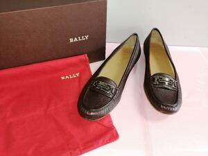 未 使 用 美 　 　　 　品 　！ 　BALLY　 バリー　 フラット シューズ 　　 21310701