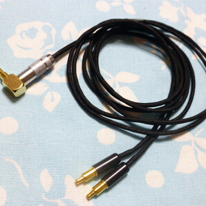 ATH ADX5000 SR9 ES750 MSR7b ESW750 ESW950 ESW990h ESW950S 用ケーブル KPPV-SW 13/0.08x2C 3.5mm3極 L字コネクタ (カスタム可能) A2DC