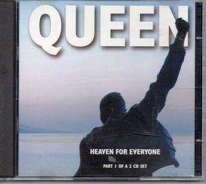 クイーン／HEAVEN FOR EVERYONE、シングルCD（輸入盤）、3曲入り、2CDセットのうちの１枚です、「メイド・イン・ヘヴン」からのシングル
