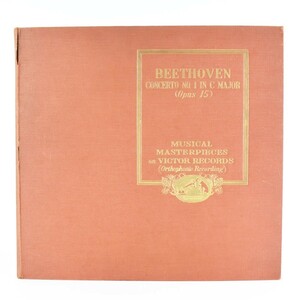 Victor/ BEETHOVENベートーヴェン・ピアノ協奏曲第一番ハ長調 concerto no.1 in c major (Opus 15) 5枚組 レコード【34203106】中古