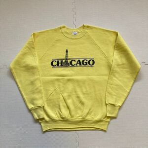 90's VINTAGE!! FRUIT OF THE LOOM フルーツオブザルーム CHICAGO シカゴ スウェット トレーナー L