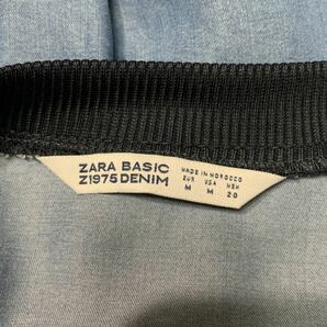 ■ZARA ザラ■ブルジップジャケット ワッペン:M☆BH-780の画像3