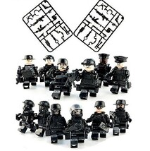 送料無料…LEGO レゴ 互換 ブロック SWAT 特殊部隊 フル装備 大量武器パーツ ミニフィグ 12体セット_画像1