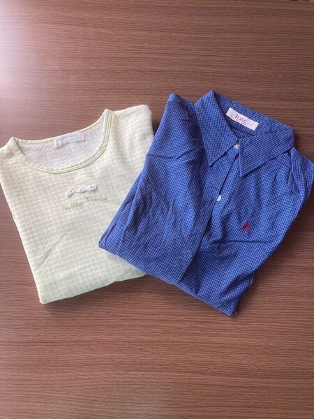 2枚セット まとめ売り 長袖カットソー シャツ ブラウス ヒロミチナカノ 160センチ